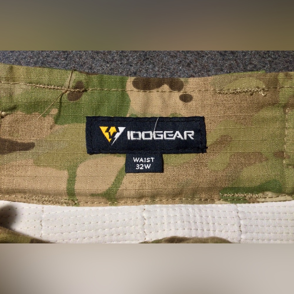 Idogear Tactical Combat Cargo Pants Men 32x31 Adjustable Hunting Camo, Ripstop - Picture 7 of 8